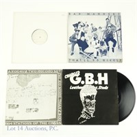 Crass, G.B.H. and More Vinyl LP Records (4)