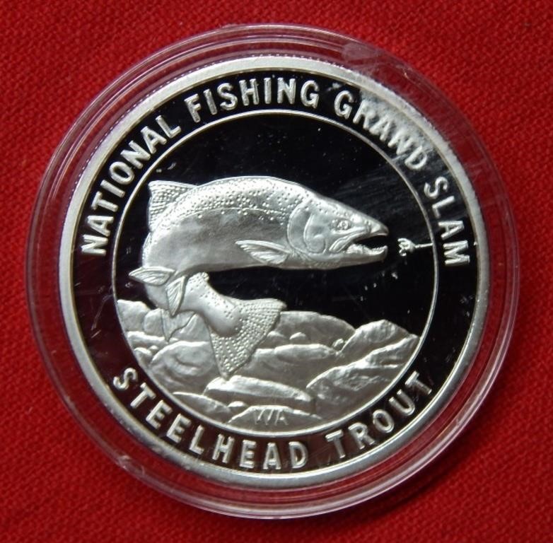 Nat Fishing Grand Slam Steelhead Trout 1 Oz Silver