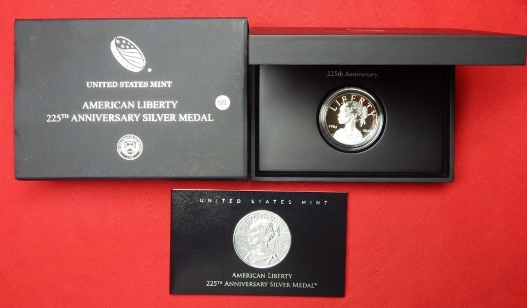 2017 American Liberty Proof Silver Medal