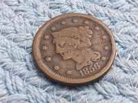 Large 1 cent piece 1856