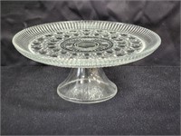 VINTAGE FEDERAL GLASS CAKE STAND