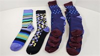 NEW Assorted Designer Philosockphy Dress Socks x10