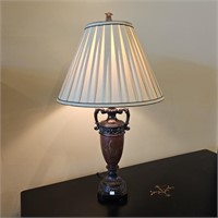 Pretty Hemispheres Trophy Urn Table Lamp