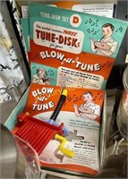 VINTAGE BLOW A TUNE W/ TUNE DISKS