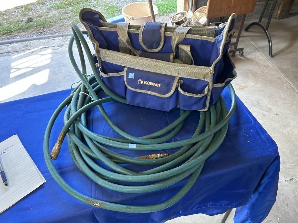 Air hose & tool bag