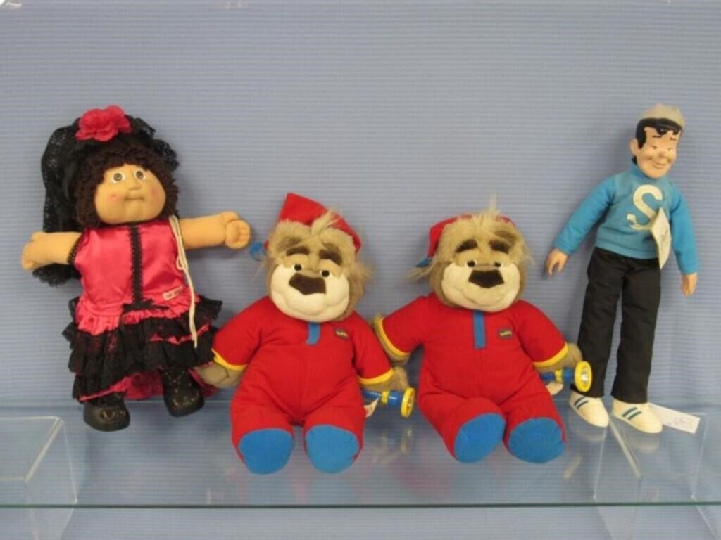 BUBBA BEARS, CABBAGE PATCH & JUG HEAD: