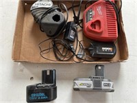 Milwaukee charger, Hitachi charger, Worx charger,