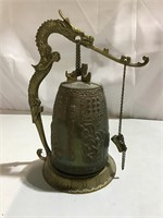 Brass or bronze dragon gong/bell