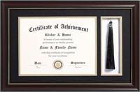 Mahogany Diploma Frame 11x17 with Tassel