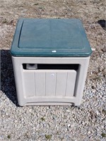 Garden Hose Reel Storage Box. 21" l x 21" w x