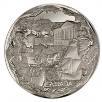 2007 $250 Fine Pure Silver Coin - EARLY CANADA 100
