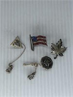 Sterling Silver Pins