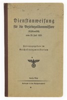 Third Reich Customs Official's Manual