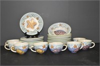 24 Pc. Bella Ceramics Dinnerware Set
