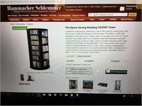 Hammacher Schlemmer space saving rotating DVD