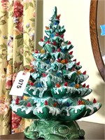 Vintage Ceramic Christmas Tree 19 inches tall