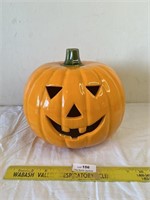 Large Ceramic Pumpkin Halloween Jack O' Lantern