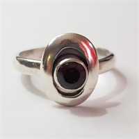 $140 Silver Garnet Ring