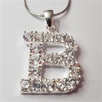 $200 Silver CZ Necklace