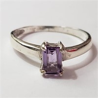 Silver Amethyst Ring