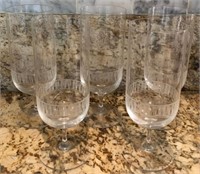 L - 5 PIECES CRYSTAL STEMWARE (K2)