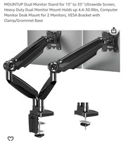 MOUNTUP Dual Monitor Stand for 13" to 35"