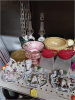 Lot of Misc. Bisque, Pottery, Glass, etc