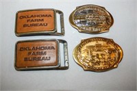 Oklahoma Farm Bureau Belt Buckles