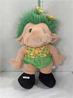 vtg large troll plush doll