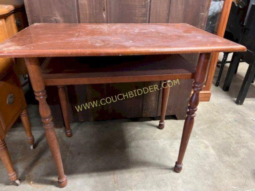 wooden crafters table or desk