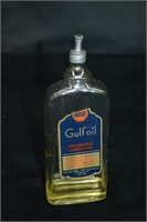 Gulfoil Household Lubricant 4oz Oiler Glass Bottle