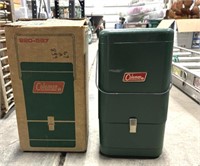 Vintage Coleman Lantern & Carrying Case.