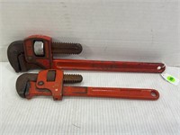 18" FULLER ADJUSTABLE PIPE WRENCH WITH 14"