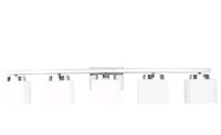 Dosoty 5-Light Bathroom Vanity Light Fixture Over