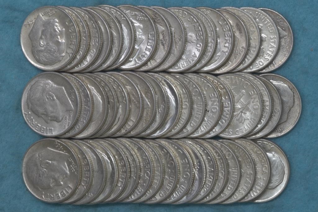 Roll of Roosevelt Dimes