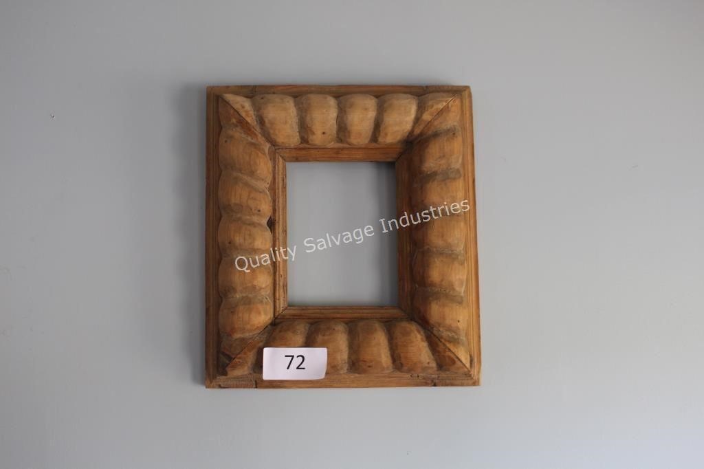 wooden frame