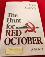 1ST EDITION TOM CLANCY "THE HUNT FOR RED OCTOBER"