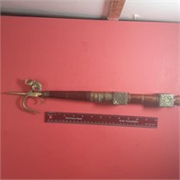 antique fire poker