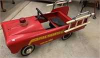 Red “Amf” Fire Fighter Pedal Car