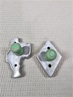 Green Wooden Knob Cookie Cutters