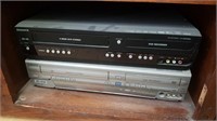 (2) DVD/VHS Combo Players