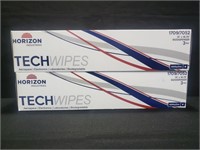 Tech wipes 3 ply 90 per Box 2 boxes