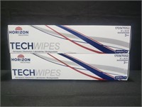 Tech wipes 90 - 3 ply  2 boxes