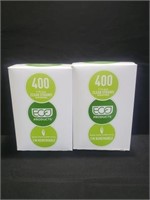 2 boxes of clear straw to wrapped 400 per Box