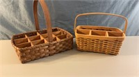 2 Baskets with Dividers