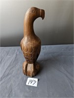 Wooden Eagle Figure