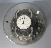 Vintage electric meter. Measures: 9.25" H x 10.5"