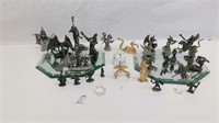 Assortment of Medieval Figurines & More