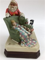 Norman Rockwell "Waiting for Santa" Ceramic Music