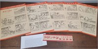 Chinese Pro-Vietcong Mao comic sheets propaganda